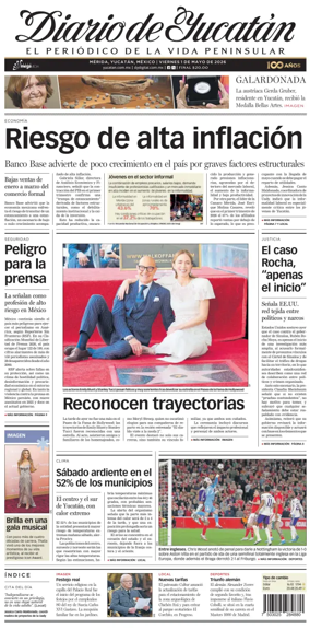 Cover of Diario de Yucatan