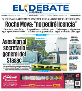 Cover of El Debate de Culiacan