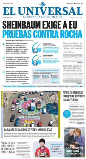 Cover of El Universal