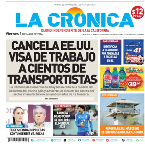 Cover of La Cronica