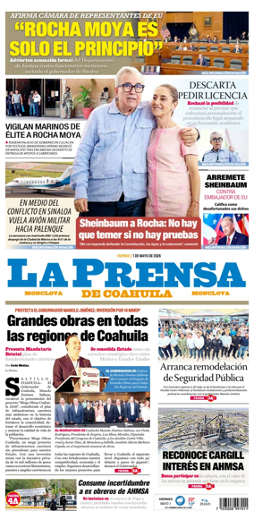 Cover of La Prensa de Coahuila