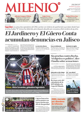 Cover of Milenio Jalisco