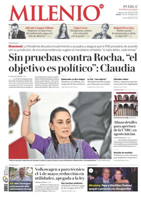 Cover of Milenio Puebla