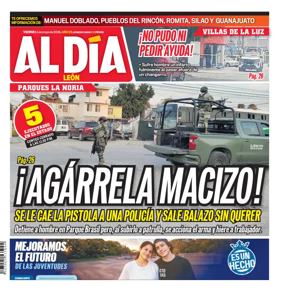 Cover of Periodico Al Dia (Leon)