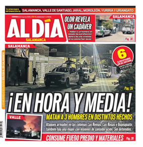 Cover of Periodico Al Dia (Salamanca)