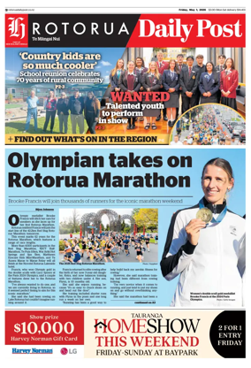 Cover of Rotorua Daily Post