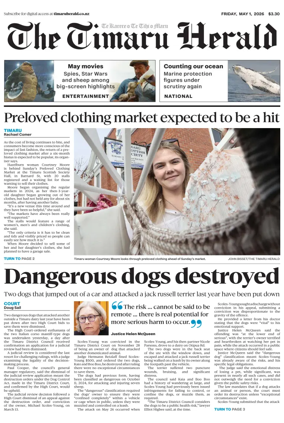 Cover of The Timaru Herald