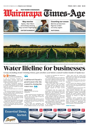 Cover of Wairarapa Times-Age (NZ)