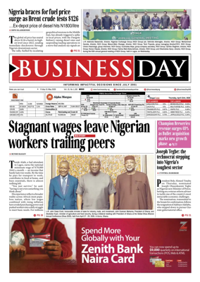 Cover of Business Day (Nigeria)