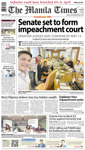 Cover of The Manila Times