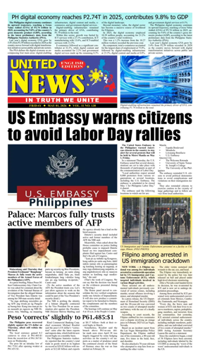 Cover of United News - English Edition