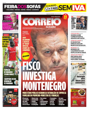 Cover of Correio da Manha