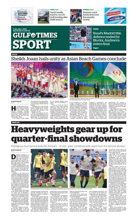 Cover of Gulf Times Sport