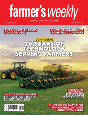 Cover of Farmers Weekly (South Africa)