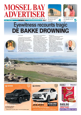 Cover of Mossel Bay Advertiser