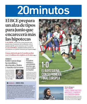 Cover of 20 Minutos Madrid