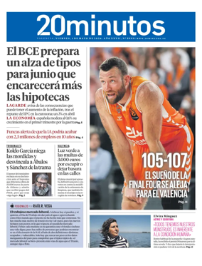 Cover of 20 Minutos Valencia