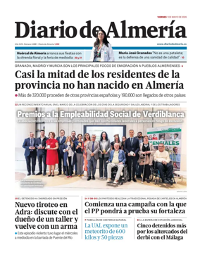 Cover of Diario de Almeria