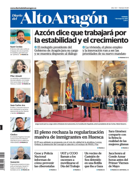 Cover of Diario del Alto Aragon
