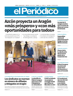 Cover of El Periodico Aragon
