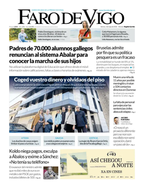 Cover of Faro de Vigo