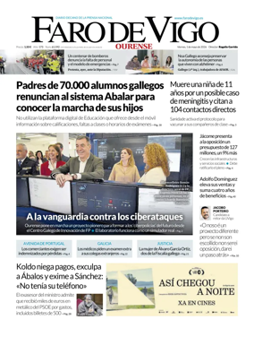 Cover of Faro de Vigo (Ourense)