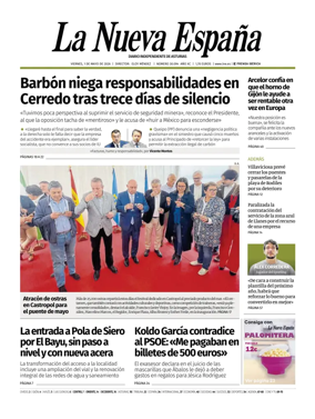 Cover of La Nueva Espana (Occidente)
