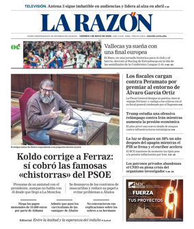 Cover of La Razon (Cataluna)