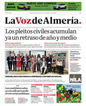 Cover of La Voz de Almeria