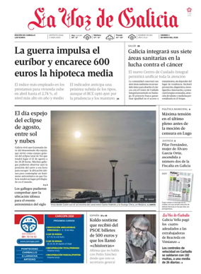 Cover of La Voz de Galicia (Carballo)