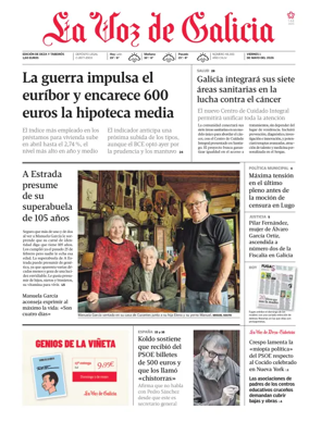 Cover of La Voz de Galicia (Deza)
