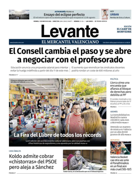 Cover of Levante EMV (Morvedre)