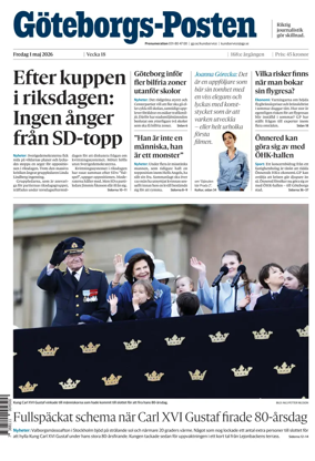 Cover of Goteborgs-Posten