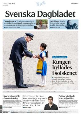Cover of Svenska Dagbladet
