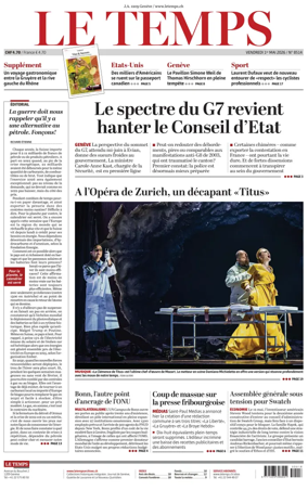 Cover of Le Temps