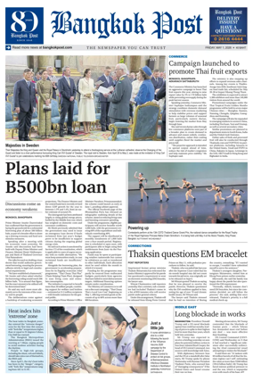 Cover of Bangkok Post