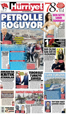 Cover of Hurriyet