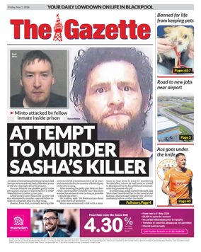 Cover of Blackpool Gazette