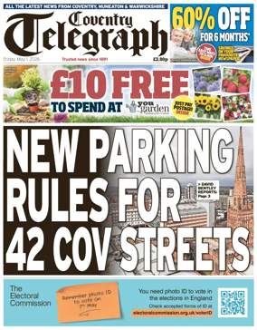 Cover of Coventry Telegraph