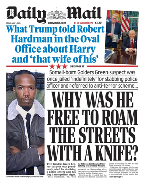 Cover of Daily Mail