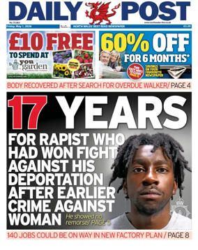 Cover of Daily Post (North Wales)