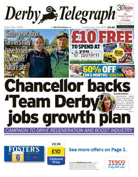 Cover of Derby Telegraph