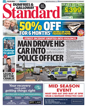 Cover of Dumfries & Galloway Standard