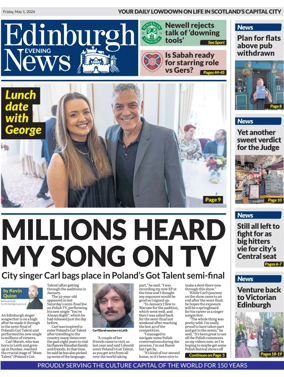 Cover of Edinburgh Evening News