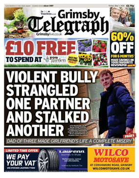 Cover of Grimsby Telegraph