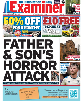 Cover of Huddersfield Daily Examiner