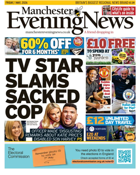 Cover of Manchester Evening News