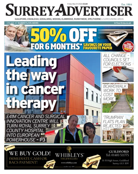 Cover of Surrey Advertiser