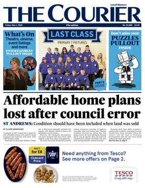 Cover of The Courier & Advertiser (Fife Edition)