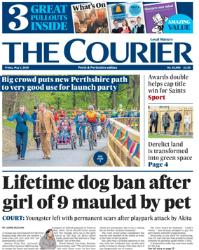 Cover of The Courier & Advertiser (Perth and Perthshire Edition)